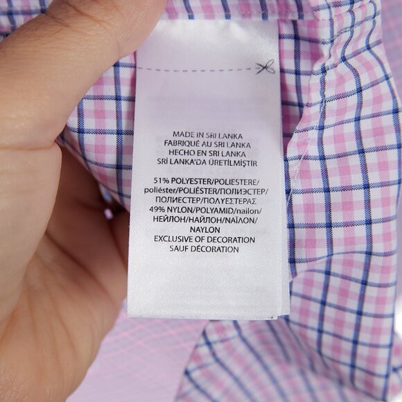 Ralph Lauren Performance Pink Button Down Shirt Men's XL - Picture 6 of 7